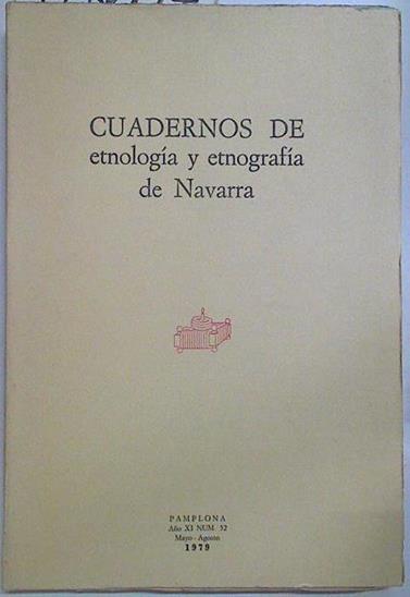 Cuadernos de etnología y etnografía de Navarra Nº 32 | 128607 | V.A.
