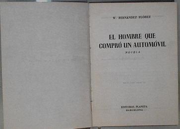 Hombre que compró un automóvil, el | 148497 | Fernández Flórez, Wenceslao