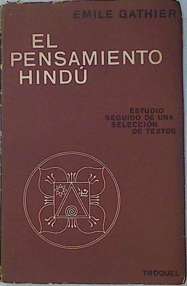 El pensamiento hindu | 130214 | Gathier, Emile