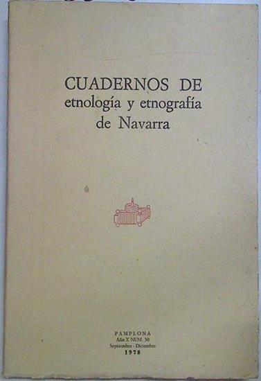 Cuadernos de etnología y etnografía de Navarra Nº 30 | 128605 | V.A.
