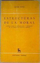Estructura de la moral  estudios sobre la antropología y genealogía de las formas de conducta morale | 160828 | Wyss, Dieter