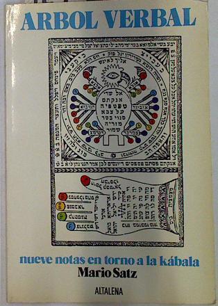 El Arbol verbal. Nueve notas en torno a la kábala. | 129361 | Satz, Mario