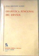 Gramatica Funcional Del Español | 25998 | Hernandez Alonso Ce