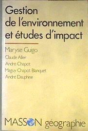 Gestion de l'environnement et études d'impact | 182308 | Maryse Guigo