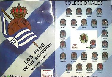 Los Pins De Tus Jugadores Real Sociedad 94-95 | 40962 | Varios