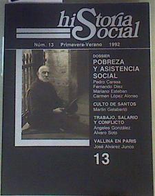 Historia Social .Núm 13. Primavera - Verano 1992 | 161297 | Javier Paniagua/José A. Piqueras