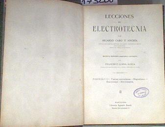 Lecciones de Electrotecnia | 173266 | Alsina Alsina, Ricardi