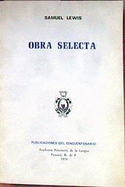 Obra selecta | 184372 | Samuel Lewis García de Paredes