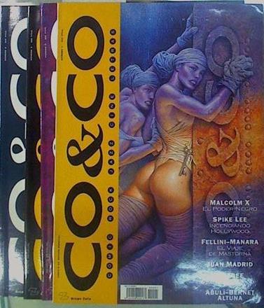 Revista mensual CO&CO Cine, rock, letras, cómic, jazz. LOTE nº 1, 2 , 3 , 4 y 10 | 151807 | VVAA