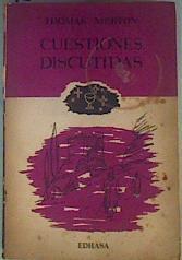 Cuestiones Discutidas | 160083 | Traducción de Josefina Martínez Alinari, Thomas  Merton