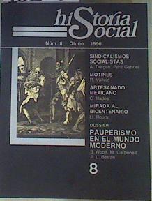 Historia Social. Núm 8. Otoño 1990 | 161282 | Javier Paniagua/José A. Piqueras