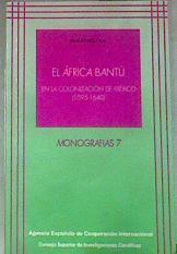 El Africa bantú en la colonización de México: (1595-1640) | 179304 | Ngou-Mve, Nicolás