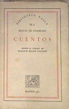 Cuentos  Biblioteca Vasca  IX  1 | 172362 | Eleanor Krane Paucker, Miguel De Unamuno