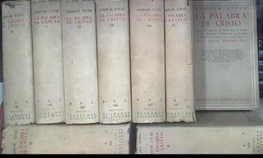 La Palabra de Cristo Tomos I al IX Verbum Vitae | 174080 | Herrera Oria, Mons. Ángel