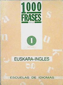 Mil frases: euskara-inglés I | 144766 | Esponda, Josune