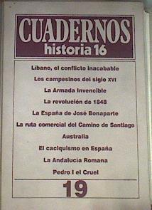 Cuadernos Historia 16 Carpeta nº 19 181-190 Líbano el conflito inacabable,Los campesinos del siglo | 176252 | VVAA