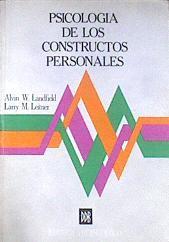 Psicología de los constructos personales Psicoterapia y personalidad. | 172559 | Landfield, Alvin W./Leitner, larry M.