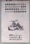 Por boca de los dioses | 180857 | Fuentes, Carlos
