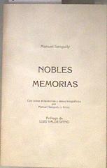 Nobles memorias | 183257 | Manuel Sanguily