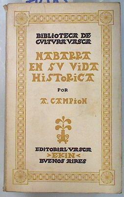 Nabarra en su vida historica | 70583 | Campion, Arturo