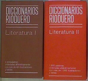 Diccionarios Rioduero Literatura I Léxico Y Términos Técnicos Literatura II Biografía | 59290 | Sagredo Jose