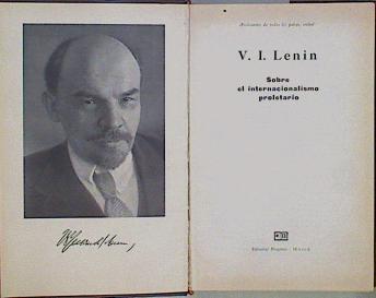 Sobre el internacionalismo proletario | 153118 | Lenin, Vladimir Ilich Ulianov