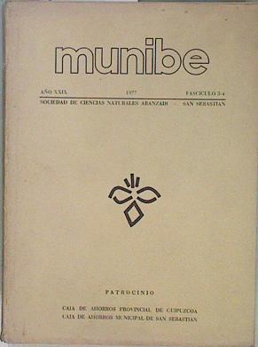 Munibe año XXIX 1977 Fascículos 2-3 | 150430 | VVAA