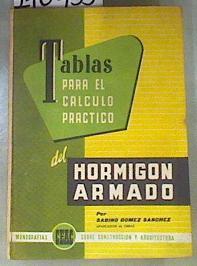 Tablas para el cálculo práctico del hormigón armado | 170435 | Sabino Gómez Sánchez
