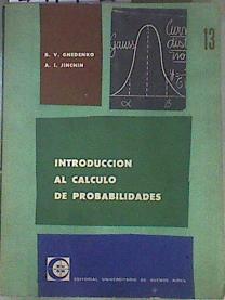 Introduccion al calculo de probabilidades | 171402 | A.I.Jinchin, B.V.Gnedenko