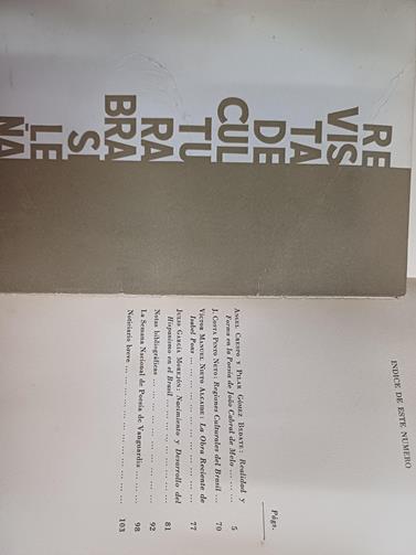 Revista de Cultura Brasileña 8 | 169835 | AAVV