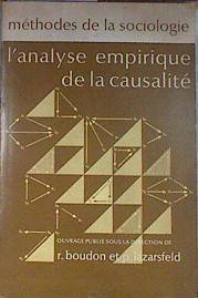 L'analyse empirique de la causalité - Maison des sciences de l'homme méthodes de la sociologie II | 171666 | Lazarsfeld Paul, Boudon Raymond/Directores, Direction