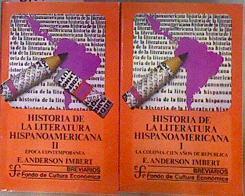 Historia de la literatura hispanoamericana | 182340 | Anderson Imbert, E.