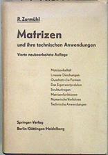 Matrizen und ihre technischen Anwendungen | 147600 | Zurmühl